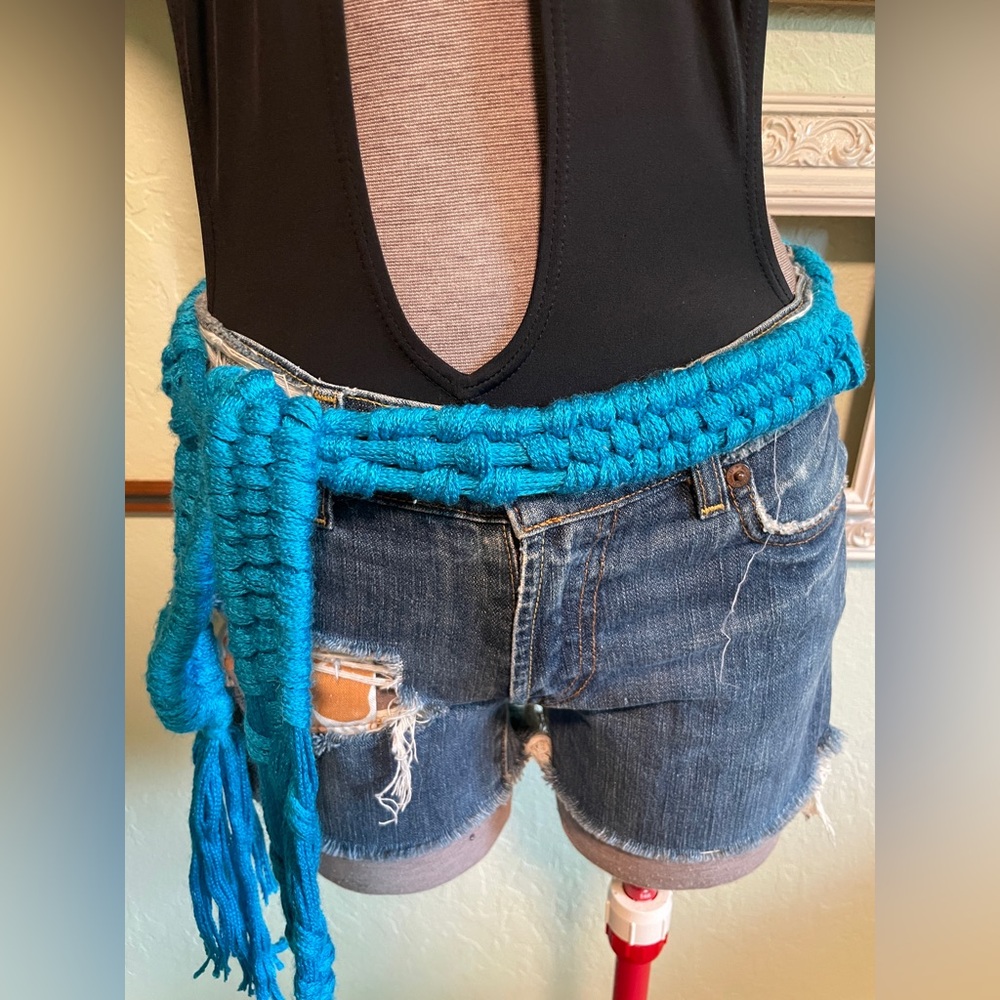 Handmade Vintage Crochet Belt